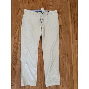 Polo Ralph Lauren Slim Straight Jeans Mens 36x30 Khaki Tan Pants Stretch
